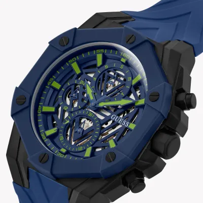 Guess Formula Gents Rubber Watch 